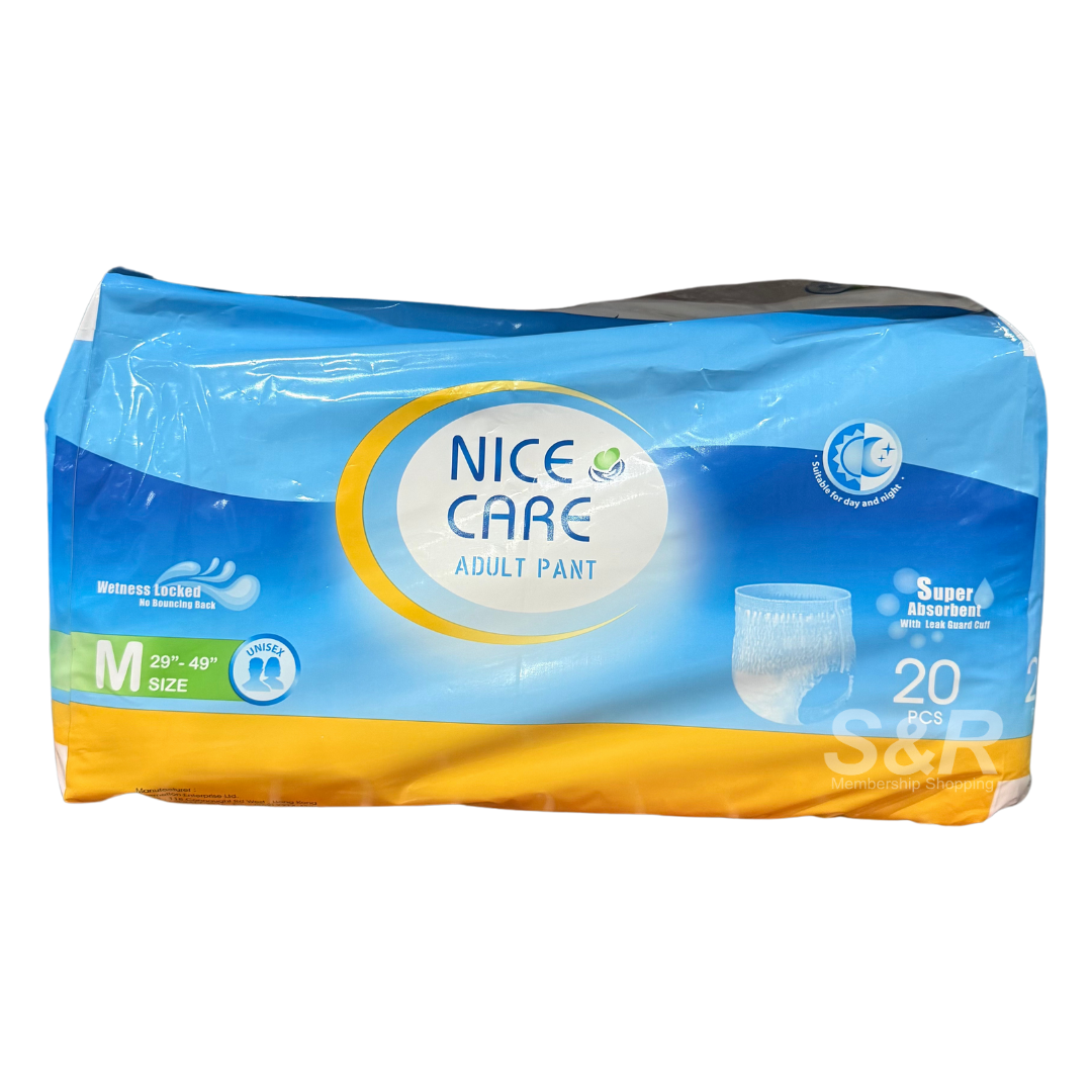 Nice Care Adult Pants Medium 20 Pieces